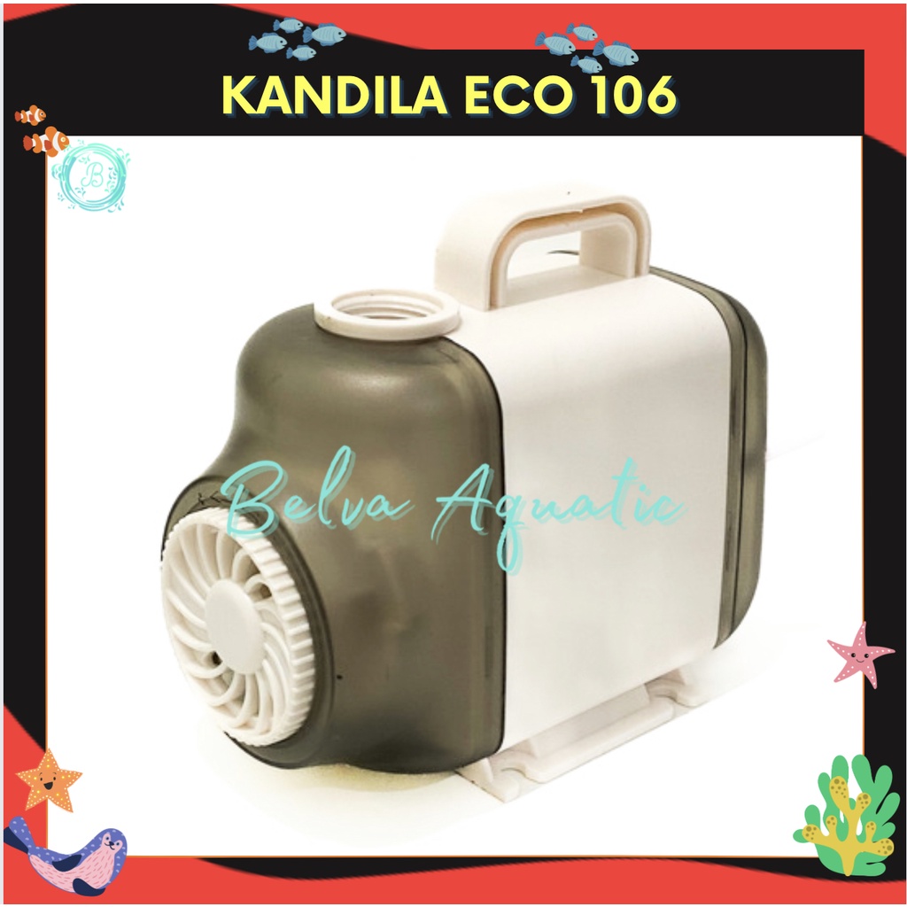 Kandila ECO 106 Pompa Air Celup Aquarium Kolam Pompa 60 Watt 4000 Liter