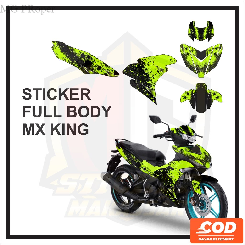 Striping Decal Stiker STRIPING STIKER MX KING 150    Setriping  Motor yamaha jupiter Mx King 150 Var