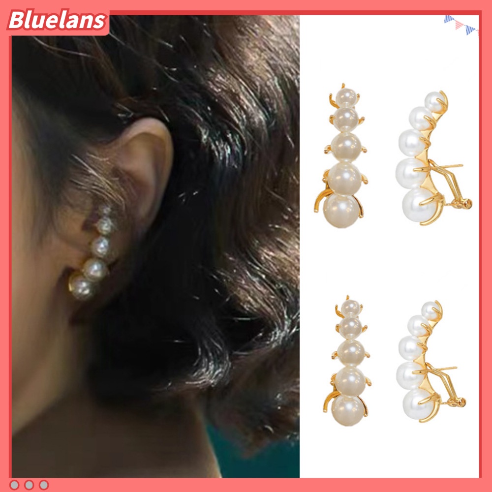 [BLS] Anting Mutiara Elegan, simple, Dan Kecil, Dengan Kepribadian, Anting, Anting, Perempuan