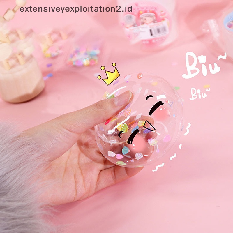 {NEW} Nano Tape Blow Bubble DIY Kit Deion Ball Kartun Selotip Hias Nano.