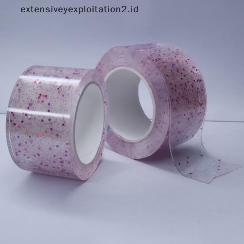 {NEW} Nano Roll Sticky Ball Tape Glitter Deion Sticky Ball Mainan Tape Dewasa Anak.