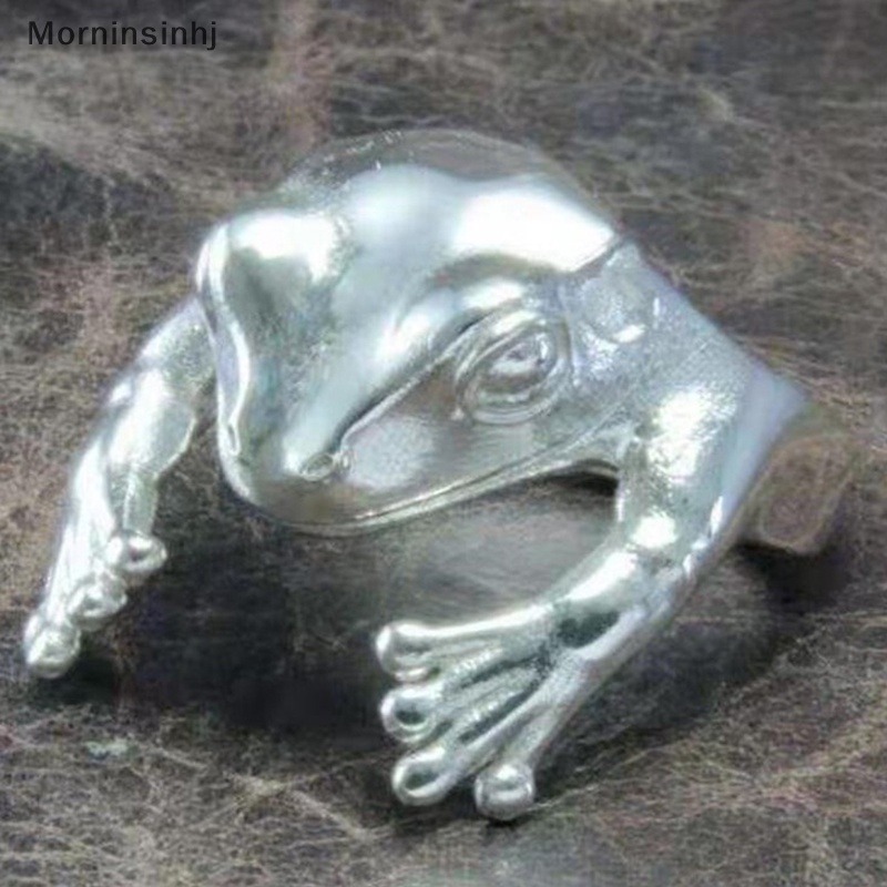 Mornin Frog Animal Rings Untuk Wanita Kodok Kodok Metal Wrap Ring Cincin Kawin Hadiah id