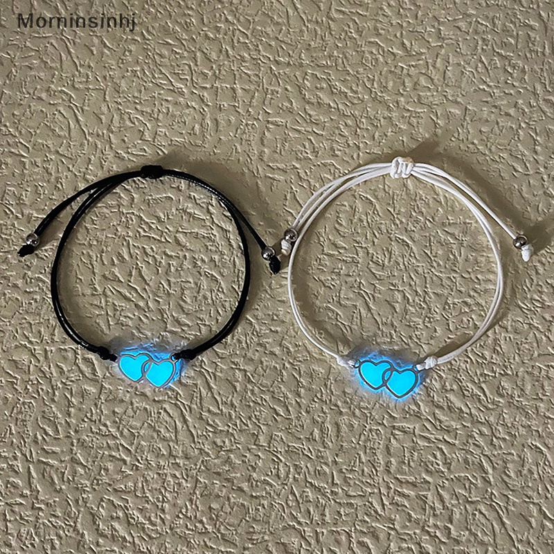 Mornin Pasangan Janji Gelang Persahabatan Senada Gelang Bercahaya Cinta Ganda Dikepang Tali Gelang Hadiah Hari Valene id