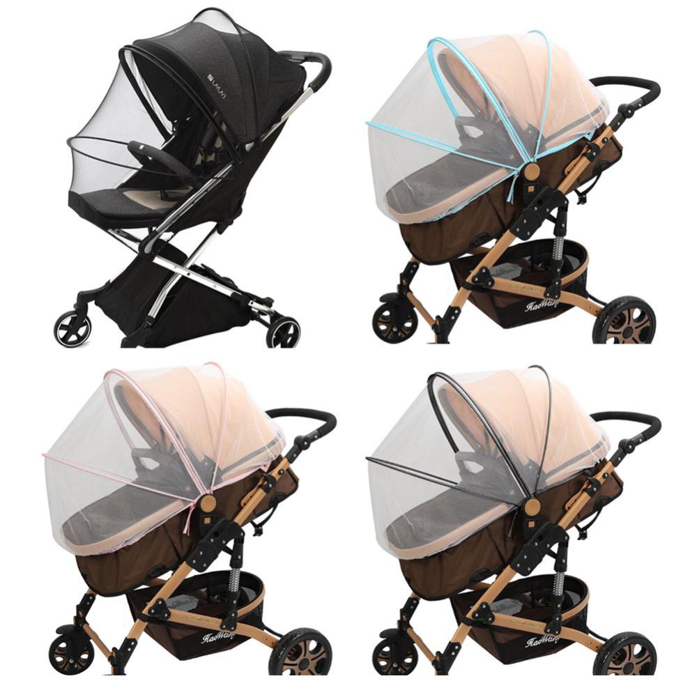 C5goon Resleting Type Kelambu Tempat Tidur Bayi Kelambu Dorong Anti Bobol Jaring Perlindungan Bayi Mesh Stroller Trolley Aksesoris U6V3