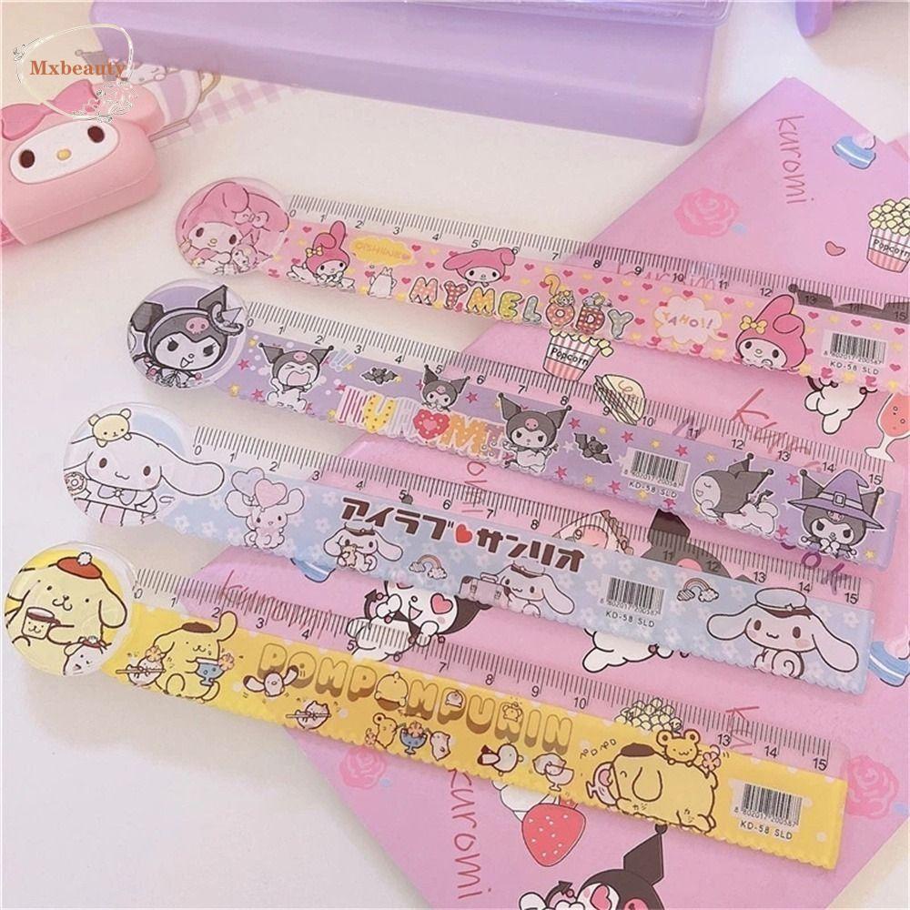 Mxbeauty Penggaris Kantor Multifungsi My Melody 15cm Cinnamoroll Untuk Anak Straightedge