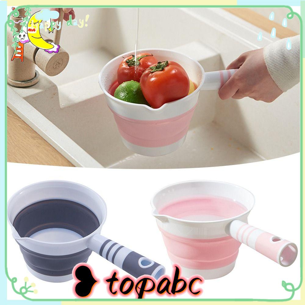 TOP Sendok Air Lipat Home Fruit Vegetable Kitchen Tools Alat Pembersih Plastik