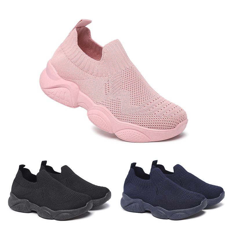 [GROSIR][COD] SEVEN_DAY SEPATU RAJUT SLIP ON ANAK-ANAK UNTUK USIA 2-9 TAHUN / BOY &amp; GIRL PINK WM2318