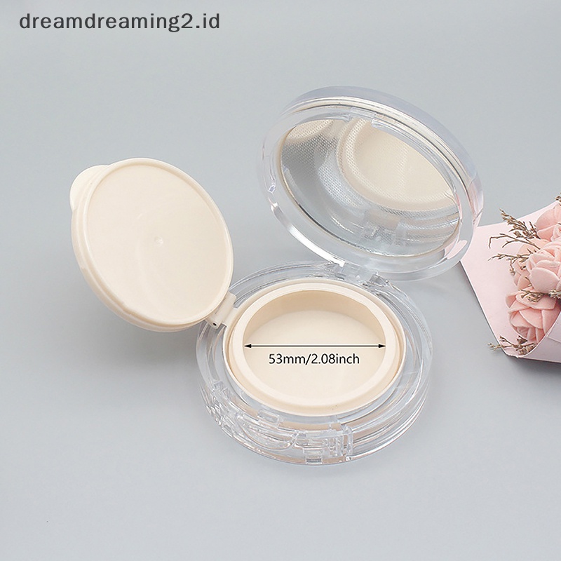 (drea) Bantal Udara Kosong Tetap Sponge Puff Container Box Foundation Cair Cream Box //