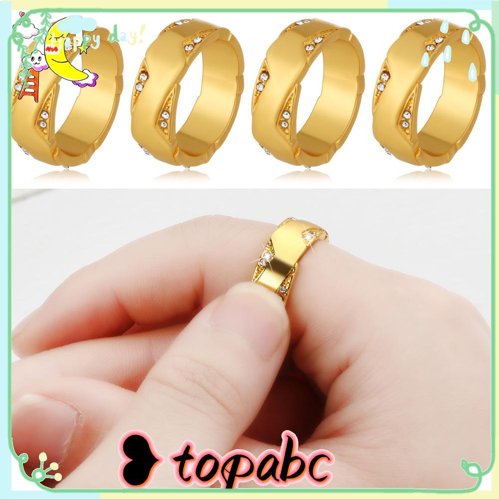 TOP Cincin Zirkon Wanita Fashion Punk Elegan Gothic Bisnis Kristal