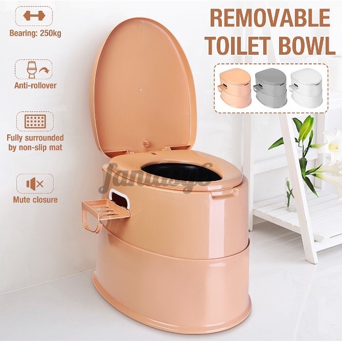 Toilet Portable WC Portabel Untuk Lansia Ibu Hamil Movable Toilet