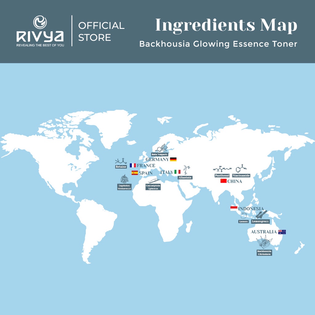 RADYSA - RIVYA Backhousia Glowing Essence Toner 100ml