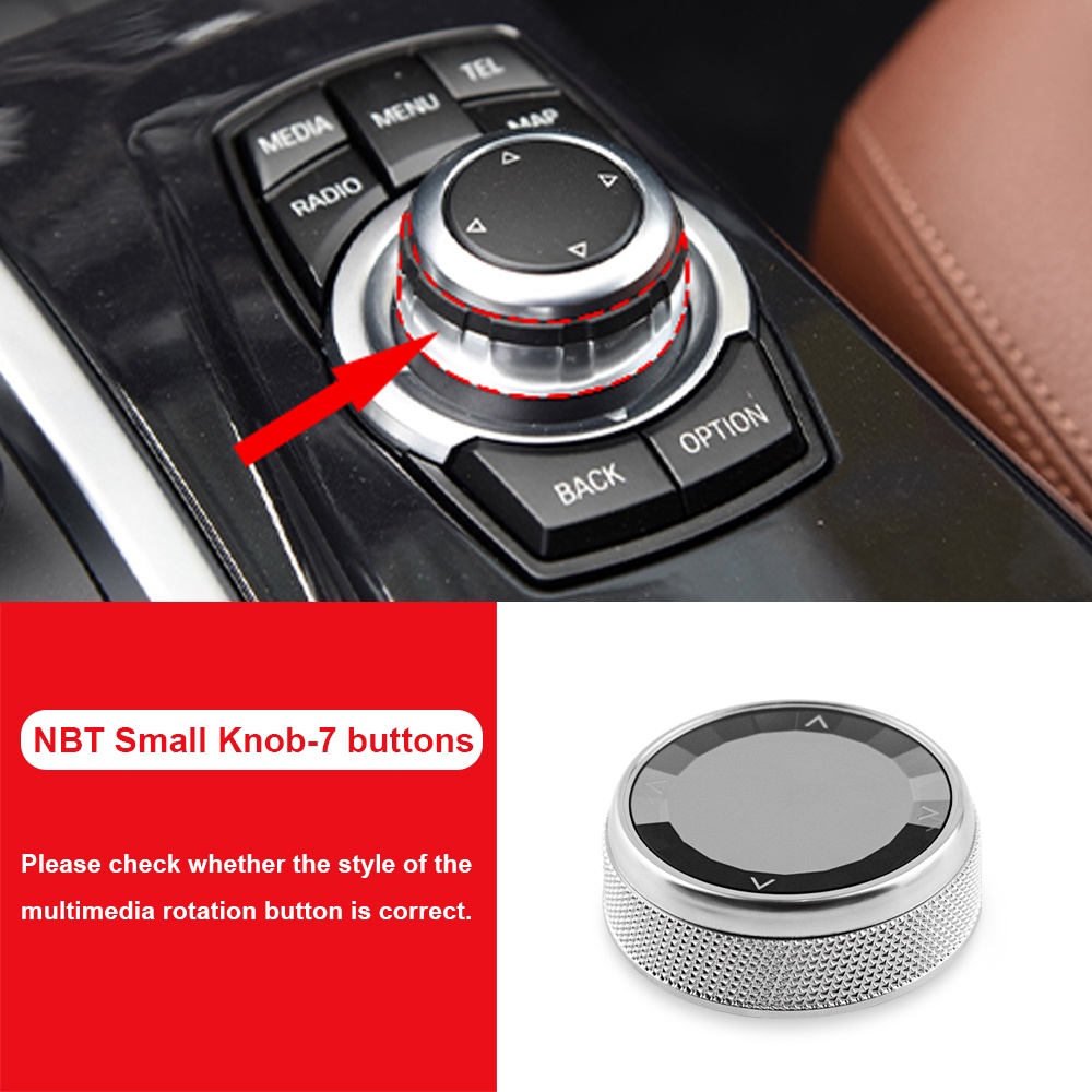 Bmw idrive Car Multimedia Button Cover Knob Frame Trim Untuk BMW F36 F10 F20 F30 F34 F40 X1 X3 F25 G01 G30 G20 X5 G05 F15 E70 F32 F48