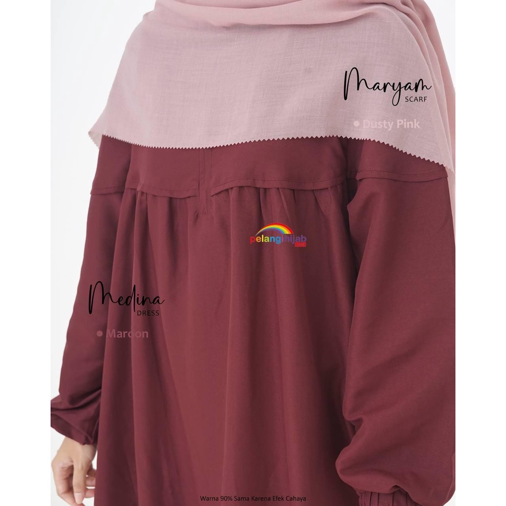 Medina Dress/ gamis Medina by Pelangi Hijab PH | busui friendly |