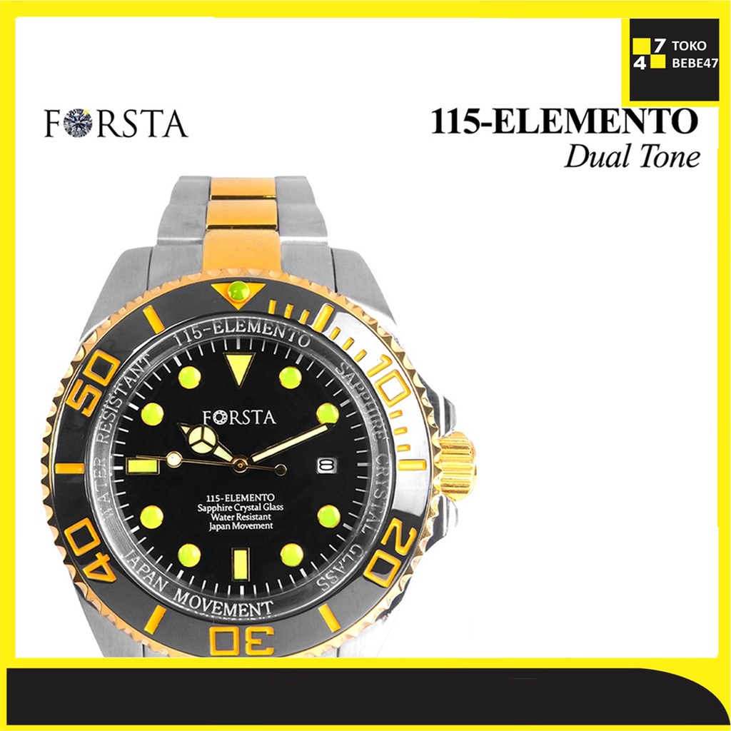 Jam Tangan Forsta 115 Elemento Dual Tone Man