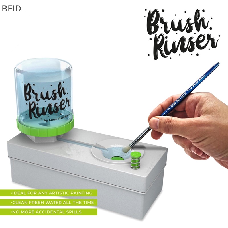 [BFID] Brush Rinser Paint Brush Cleaner Dengan Cup Bilas Kuas Cat Cleaner Scrubber [ID]