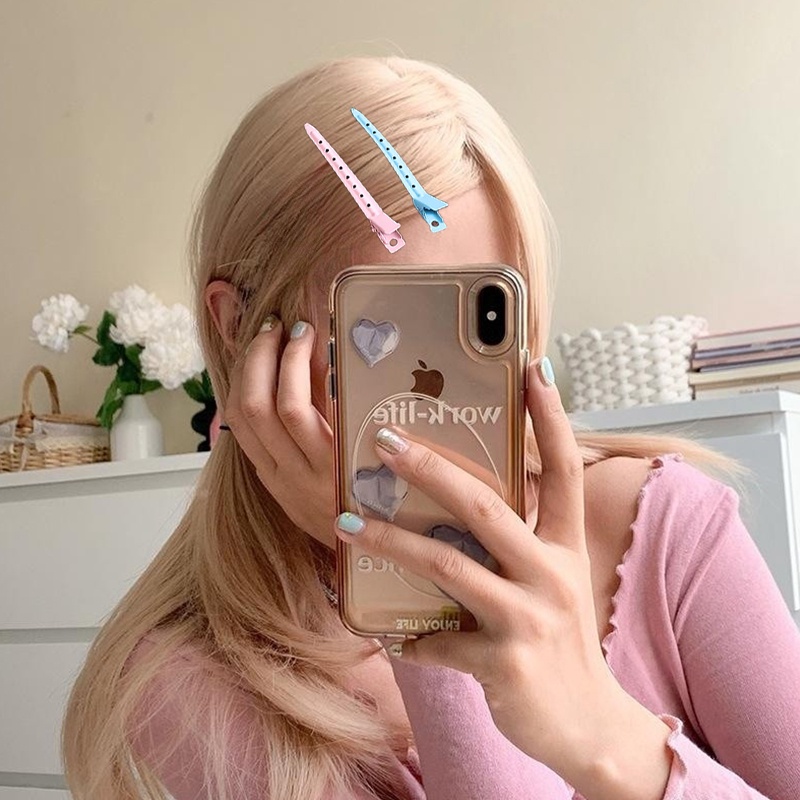 INS Style Cool Long Fringe Hair Clip/ Vintage Spice Girl Seamless Metal Hair Pins/ Fashion Simple Solid Color Barrettes Hair Accessories