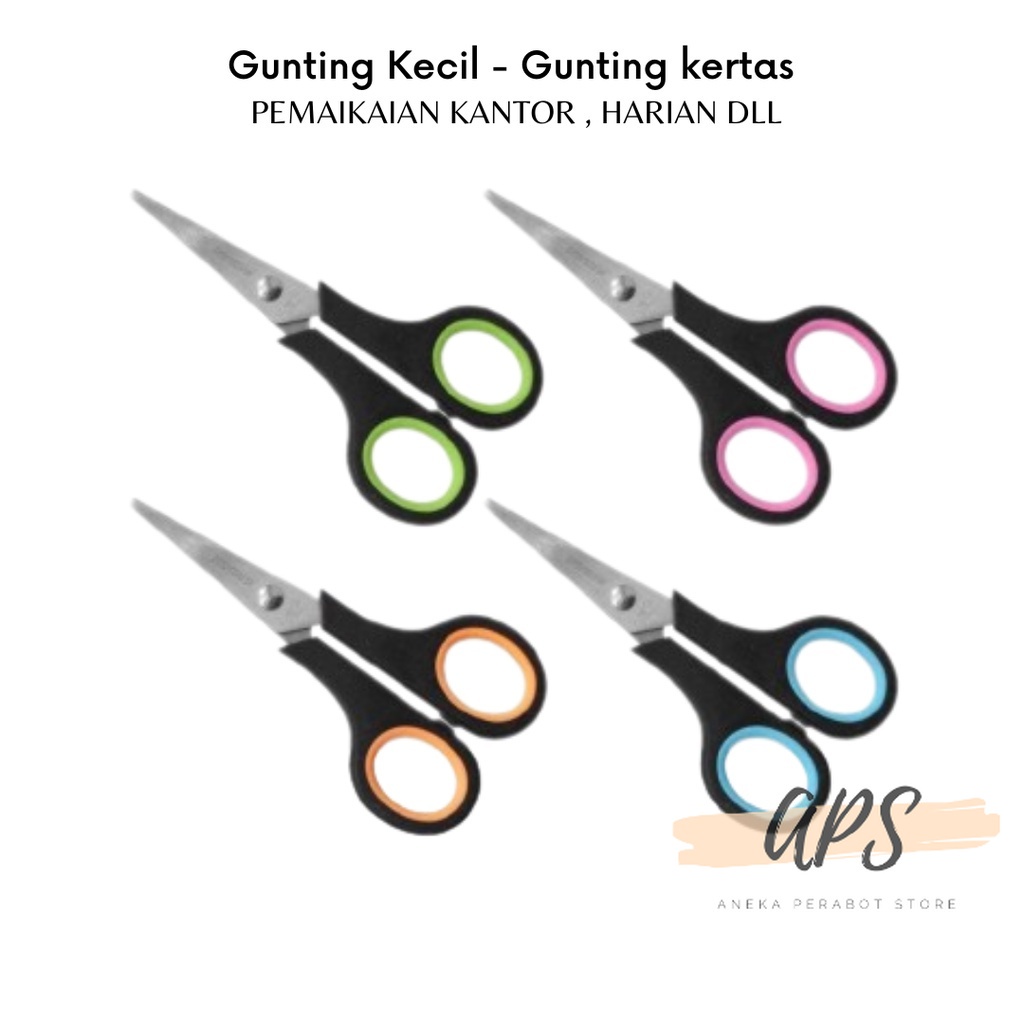 

APS -G101- Gunting Kecil - ATK Gunting Serbaguna - Gunting Kertas 12cm