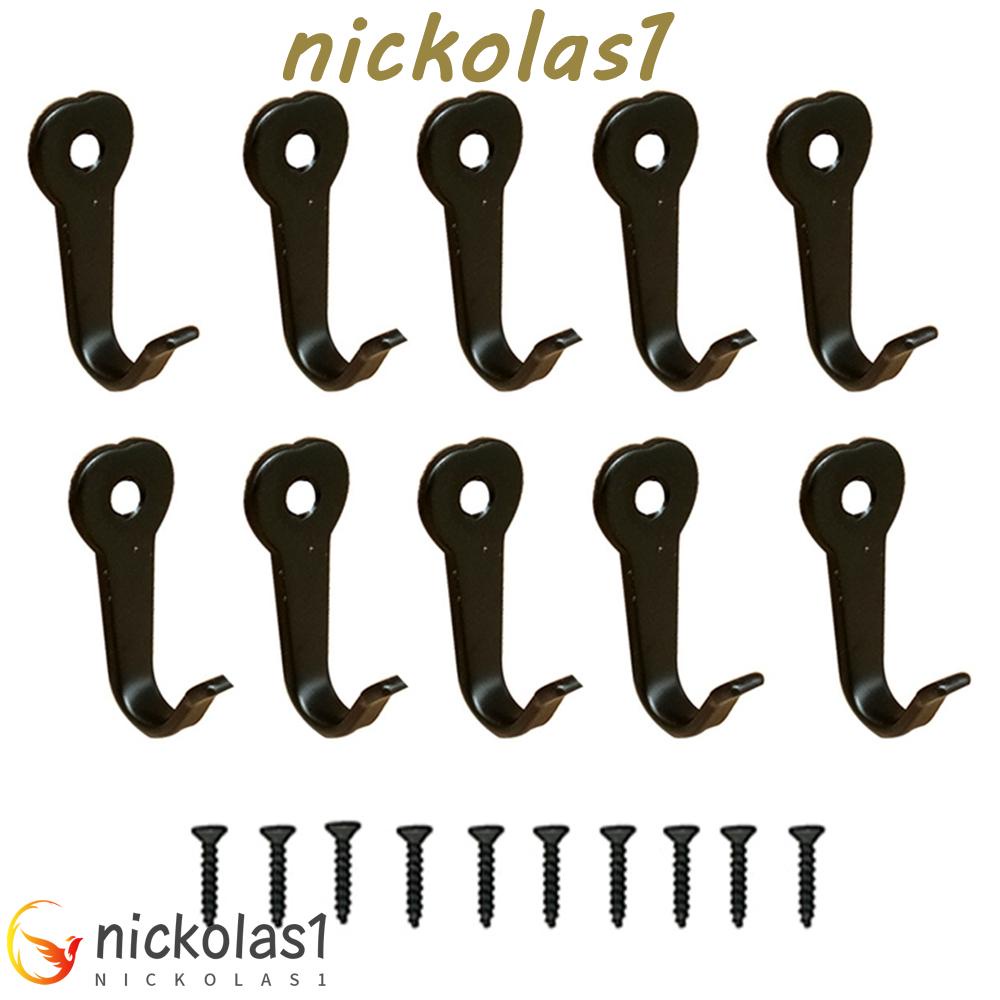 NICKOLAS1 Kait Dinding Anti Air 10pcs Gantung Perlengkapan Dapur Seamless Gantungan Kunci Hias