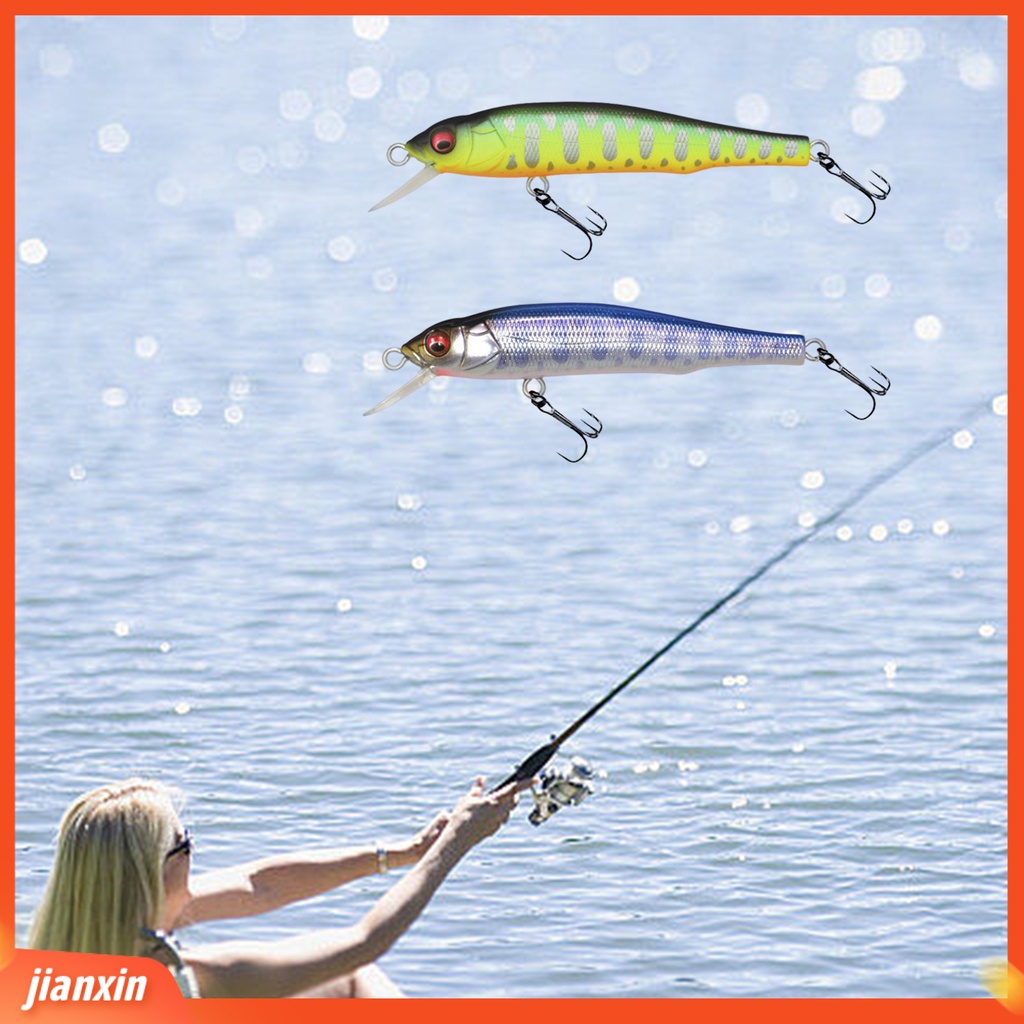 (In Stock) 5G /70MM Umpan Pancing Kait Tajam Kulit Hidup 3D Fisheyes Warna Terang Simulasi Aliran Memancing Tenggelam Pensil Umpan Buatan Untuk Outdoor