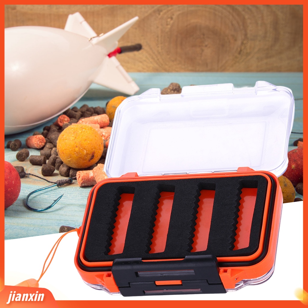 (In Stock) Kotak Umpan Pancing Dua Sisi Kapasitas Besar Tutup Transparan Menebal Ukuran Kecil Penyimpanan Alat Pancing Anti Gores Tahan Lama Memancing Case Perlengkapan Memancing