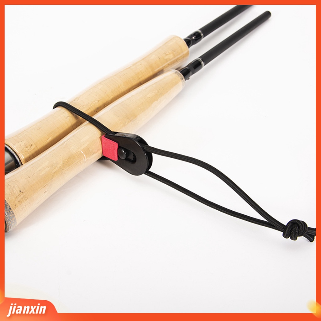 (In Stock) 2Pcs Nylon Quick Rod Straps Elastis Tangguh Tahan Karat Quick Rod Leash Aksesoris Pancing