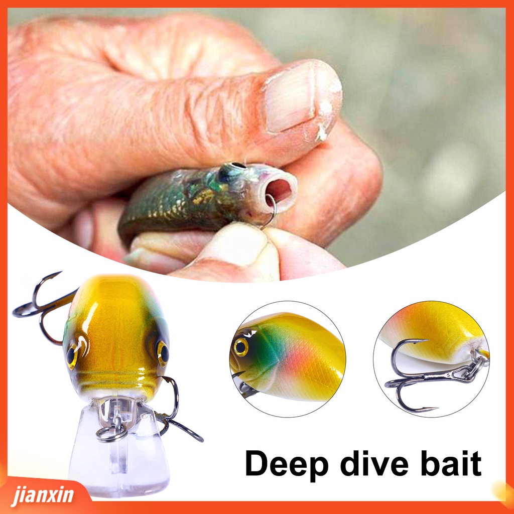 (In Stock) 6.5cm 7.5g Umpan Buatan Menarik 3D Mata Ikan Jarak Lempar Panjang Kokoh Lucu Chubby Umpan Palsu Untuk Pecinta Memancing