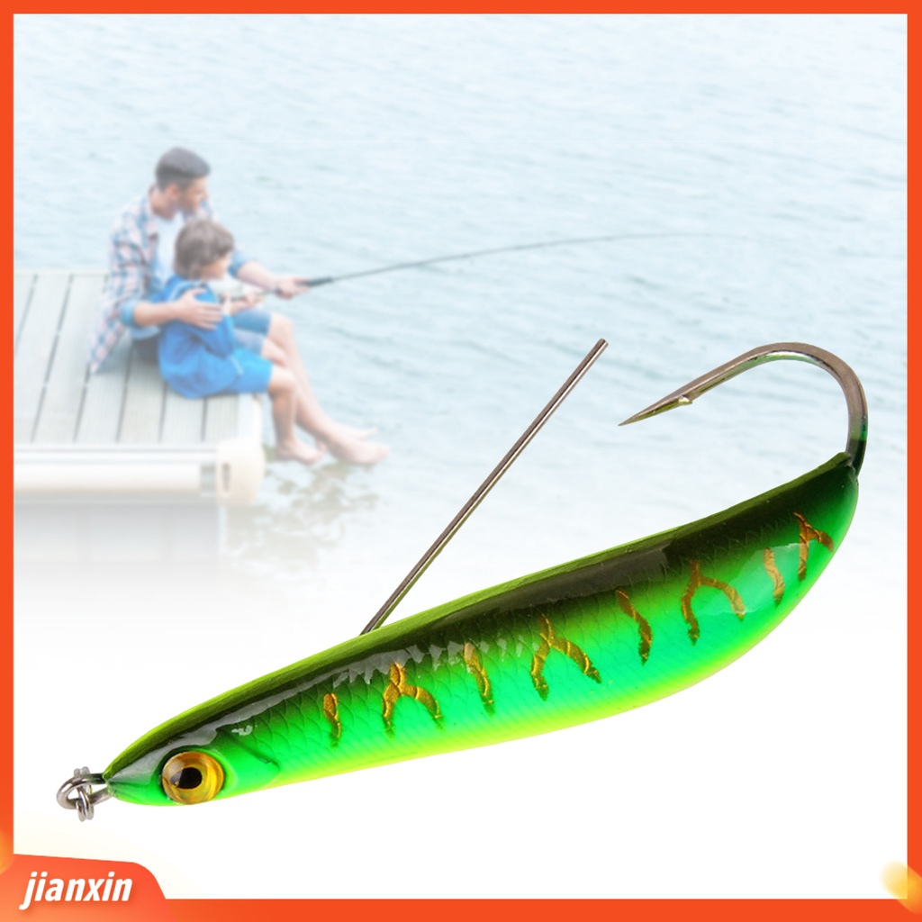 (In Stock) 8.5cm 19.9g Umpan Pancing Simulasi Manusia Hidup Logam Pra-Rigged Tenggelam Lure Untuk Air Asin Air Tawar