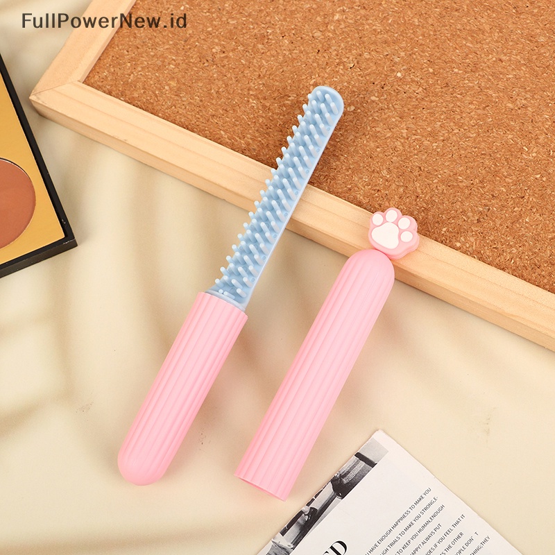 Power Lucu Travel Portable Plastik Airbag Sisir Kecil Sikat Rambut Cartooncat Claw Series Gadis Kecil Pena Sisir ID