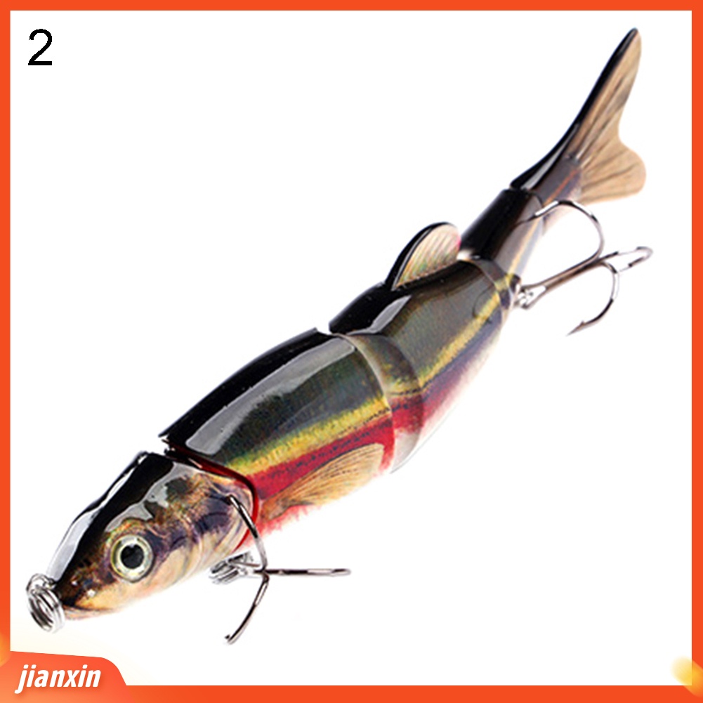 (In Stock) 16.5cm Multi Jointed Mancing Buatan Manusia Hidup Umpan Wobbler Renang Crankbait