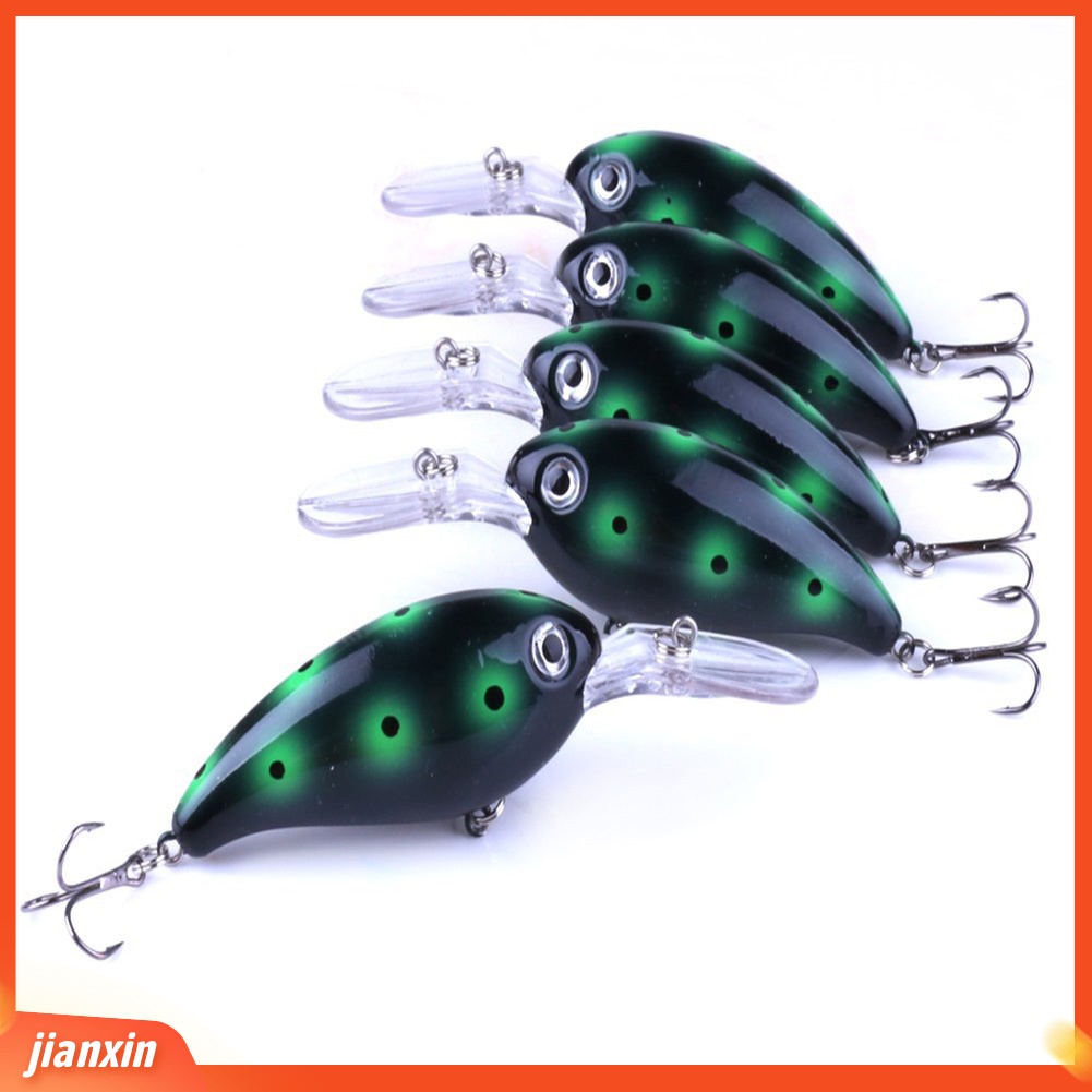 (In Stock) Floating Wobblers Hard Artificial Bait Fishing Lure Troli Ikan Aksesori