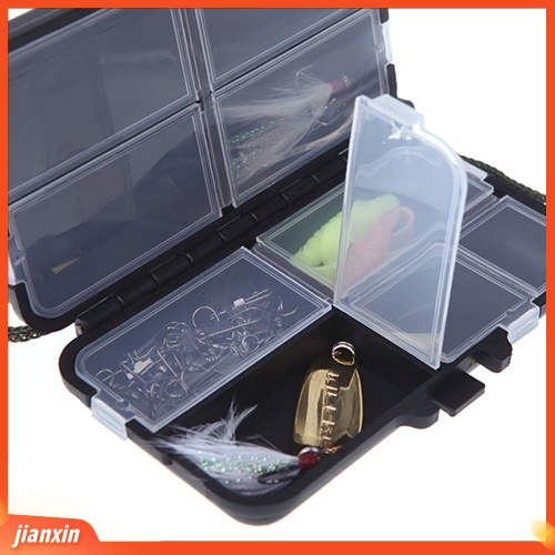 (In Stock) Panas 9kompartemen Aneka Umpan Pancing Fishing Tackle Box Tempat Penyimpanan