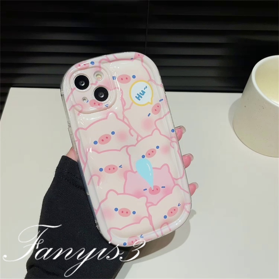 Vivo Y36 Y02 Y16 Y35 V25 V25e Y22 Y22s Y02s Y15A Y15S Y01 Y21 Y21s Y20 Y20s Y17 Y15 Y12 Y11 Y1s Y91C Y91i Y33s Y20i Y12s Y51 Y31 Y50 Y30i Lovely Sleepy Pig Casing Ponsel TPU Soft Cover