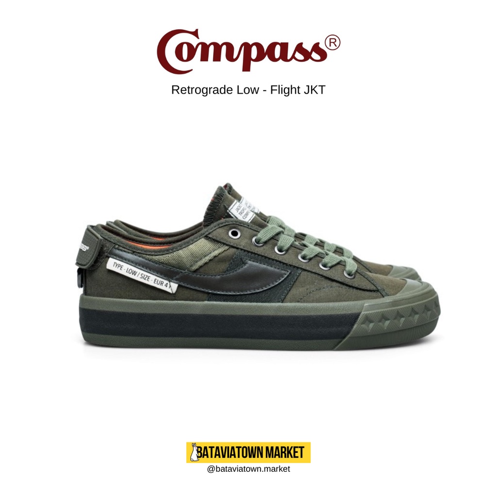 [Limited Edition] Sepatu Compass Retrograde Low - Flight JKT