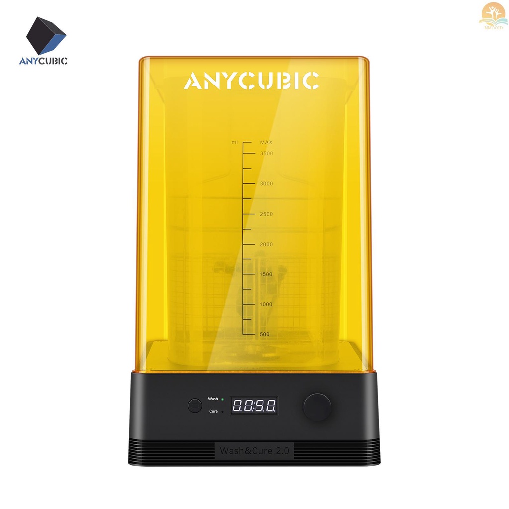 In Stock ANYCUBIC Wash &amp; Cure 2.0 Upgraded 2in1 Wash and Cure Machine for Mars Photon Photons LCD SLA DLP 3D Printer Model UV Rotary Time Adjustment Curing Resin Box 225x235x365