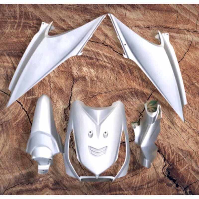 FULL Sepaket Body Halus Motor Honda Beat Karbu Lama Warna Variasi Silver Doff