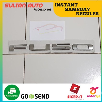 Emblem Fuso / Logo Tulisan Fuso Bagian Depan Truck / Tulisan Fuso Truk