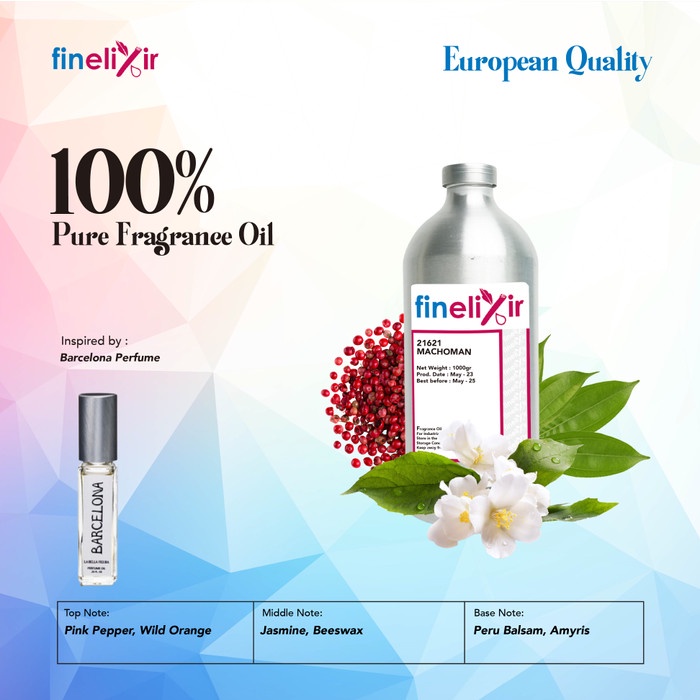 BIBIT PARFUM MURNI BARCELONA PERFUME MACHOMAN