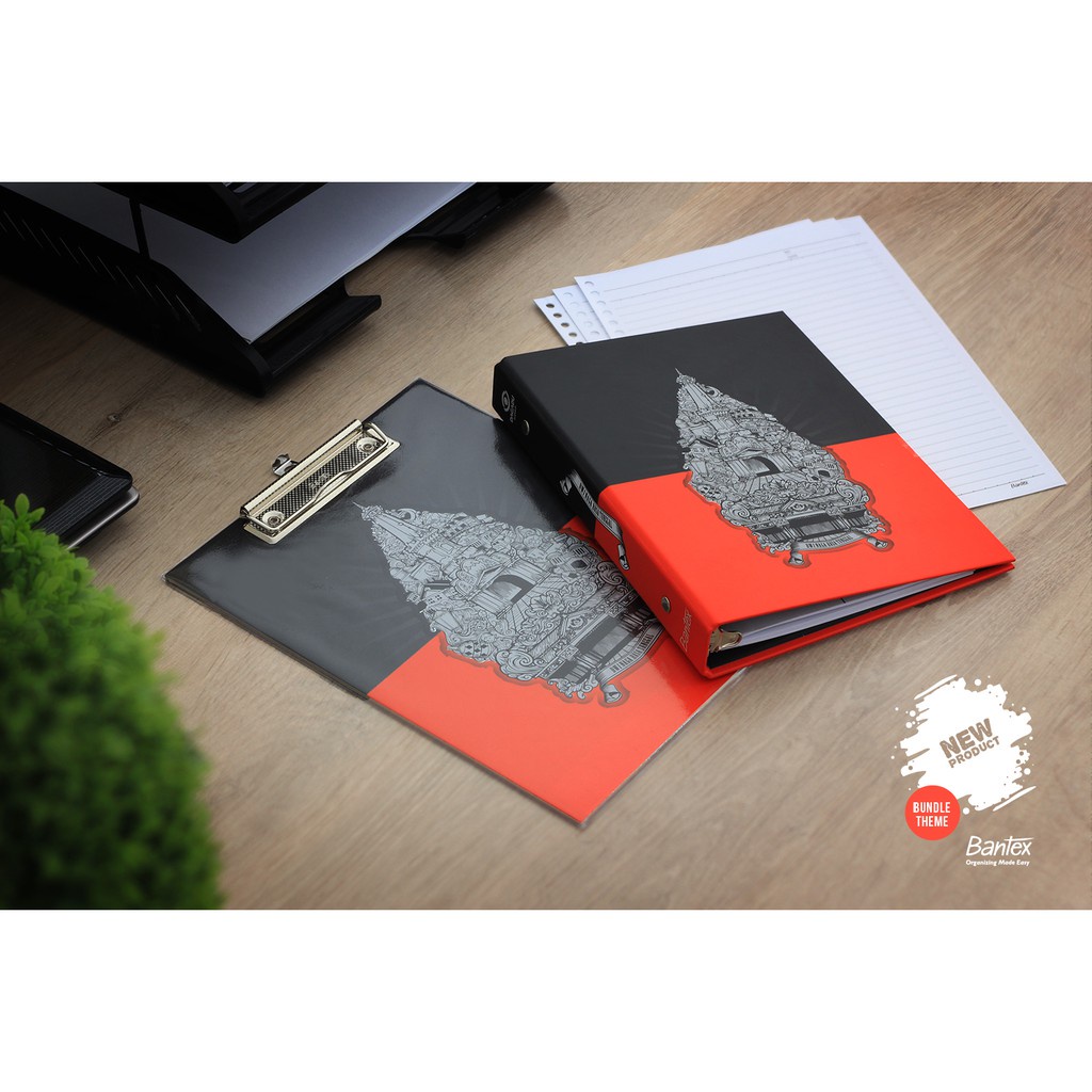

[Artomas] Bantex Multiring Binder A5 (1329 19) + Clipboard Bundle Bantex Candi A (4209 19)