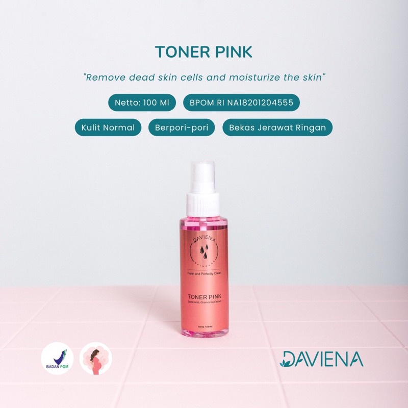 Toner Glowing Daviena Skincare Deviena Davina Devina Skincare Official