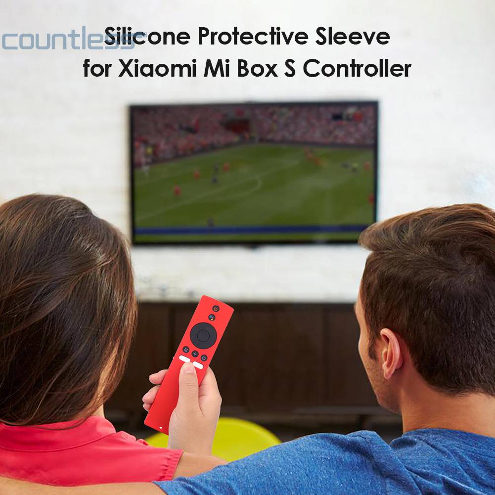 Case Remote Control Silikon Untuk Xiaomi Mi Box S/4K/TV Stick Shell Cover A#S [Terhitung Mukena)