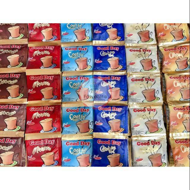 

Kopi Good Day Srenceng 10 Pcs x 20 Gr