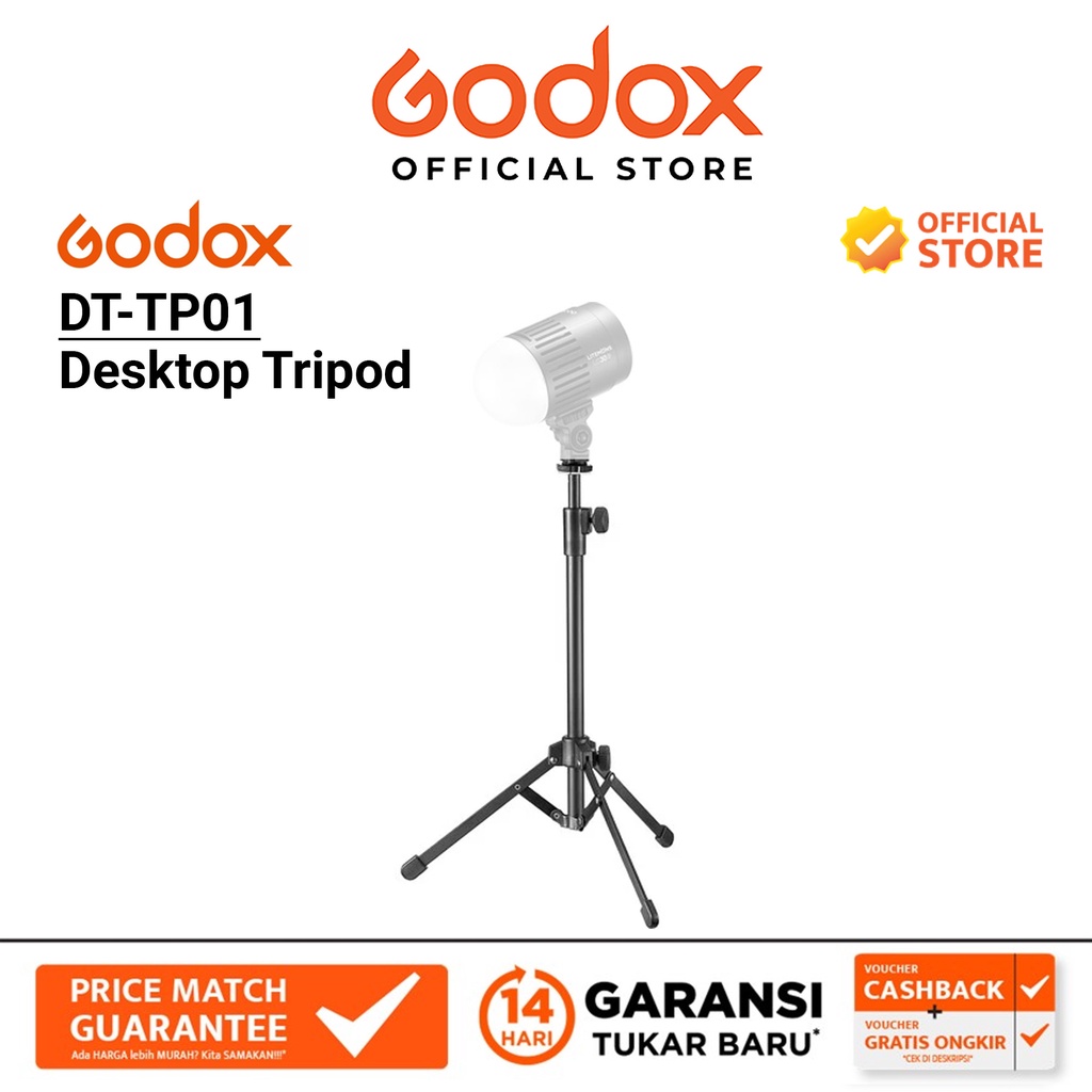 Godox DT-TP01 Desktop Tripod for LC30D &amp; LC30Bi LED Lights