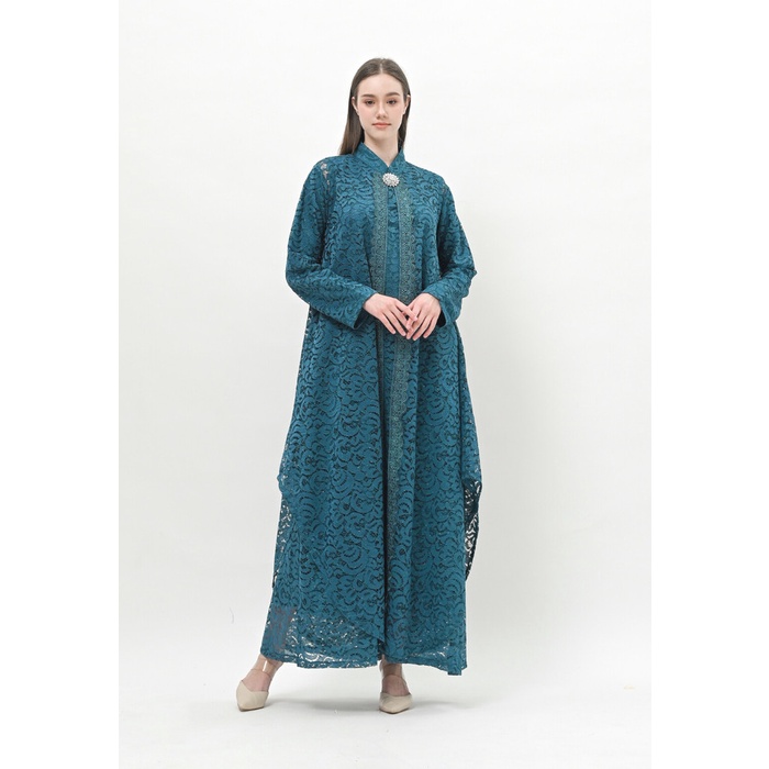 New Style Trend Kasa Heritage Artura Long Dress Muslim / Gamis - Indigo