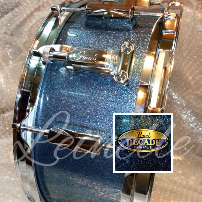 ✨READY✨ -Snare Drum Pearl Decade Maple - Red Sparkle