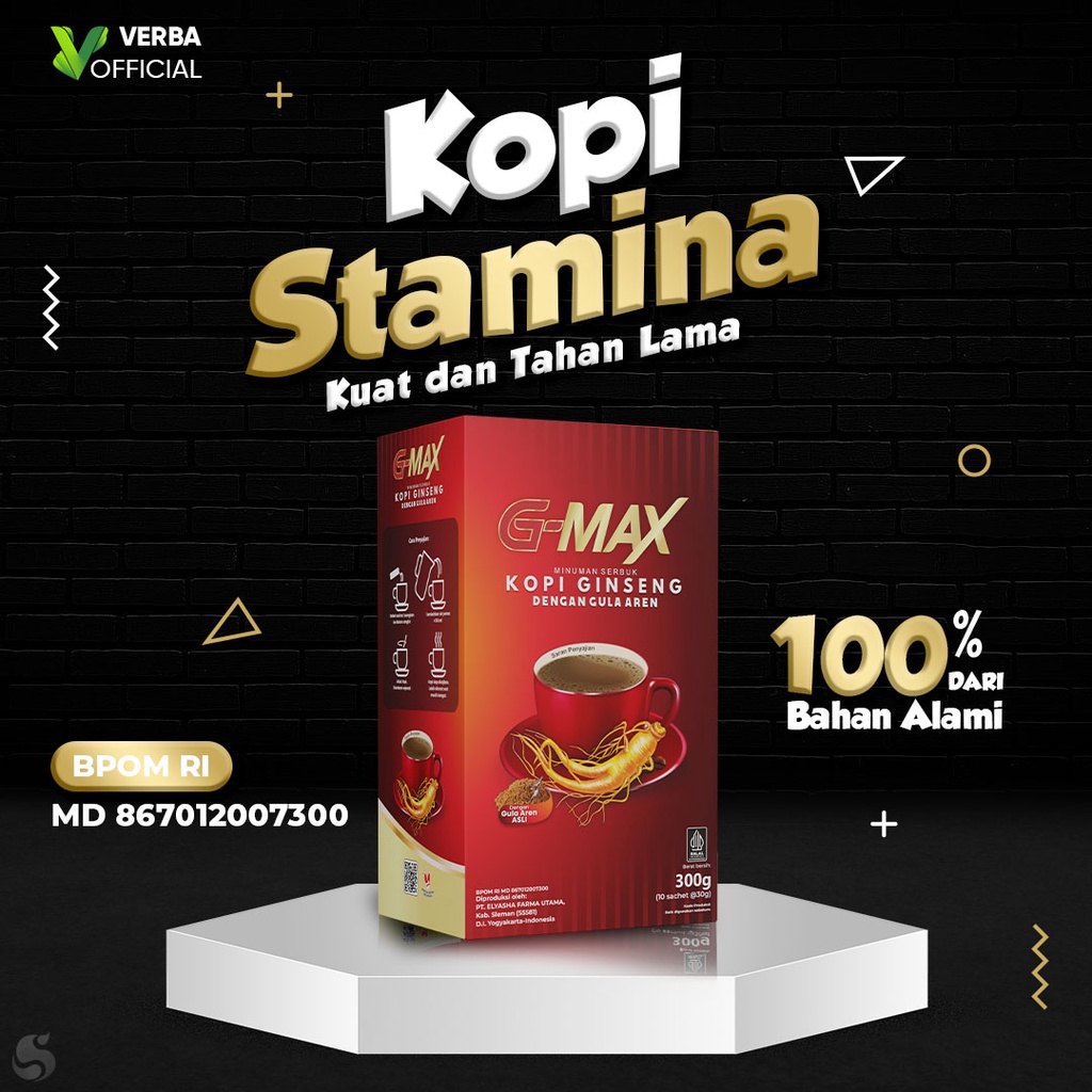 

G MAX KOPI Dewasa Tahan Lama Original BPOM - GMAX Coffee ORIGINAL
