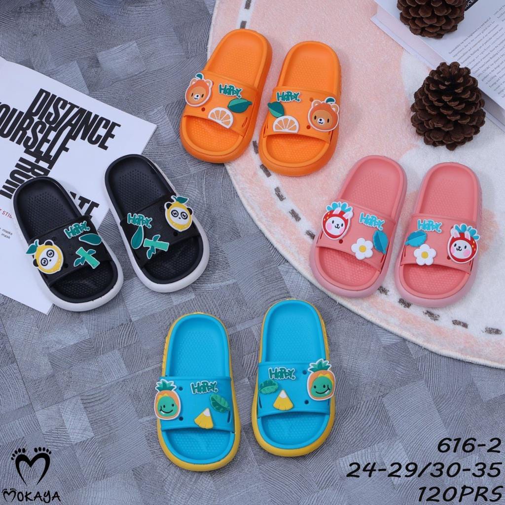 SANDAL ANAK PEREMPUAN UK 24-35 MURAH / MOKAYA 616-2 ANAK MOTIF FRUIT