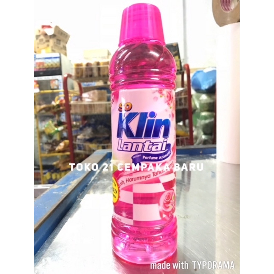 So Klin Lantai ROSE BOUQUET BOTOL 450ml | SoKlin Lantai PINK 450 ml