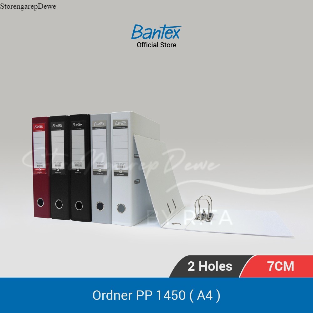 

Bantex Lever Arch File Ordner PP A4 7cm Neutral colours #1450 real seperti gambar