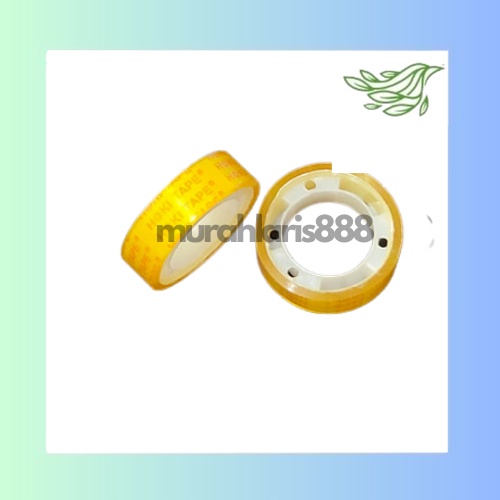 

Isolasi Bening Kecil 1/2 inch / Selotip Solasi Kado Tipis / HOKI 12 mm x 4 yard [PER PCS] Isolasi Bening Mini 1 cm 25 Yard Per Pcs Roll - Selotip Kado Mini Murah - Stationery Cello Tape BEST SELLER