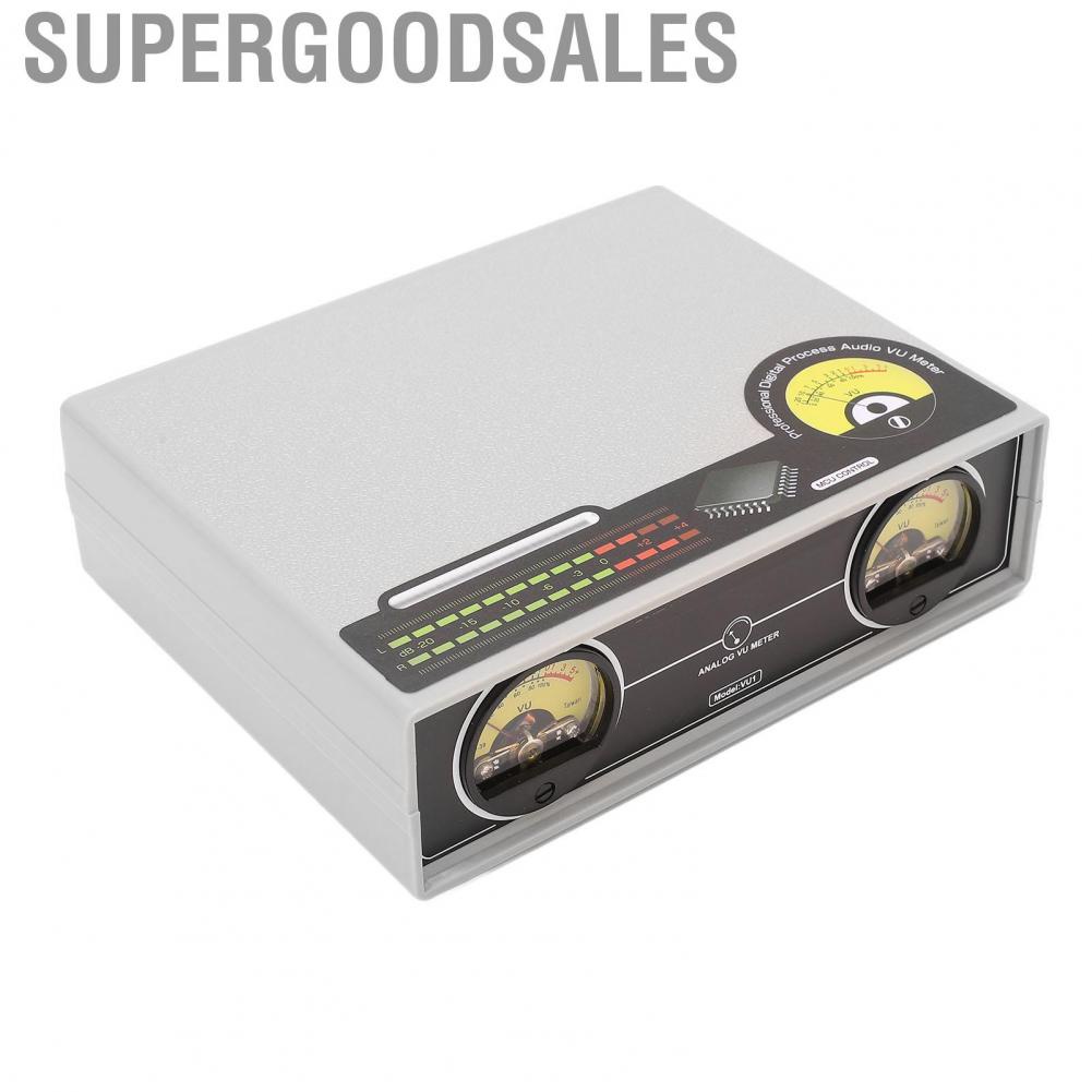 Supergoodsales Audio Switcher Box   Connection Dual Analog VU Meter Automatic Adjustment High Sensitivity for Decoration